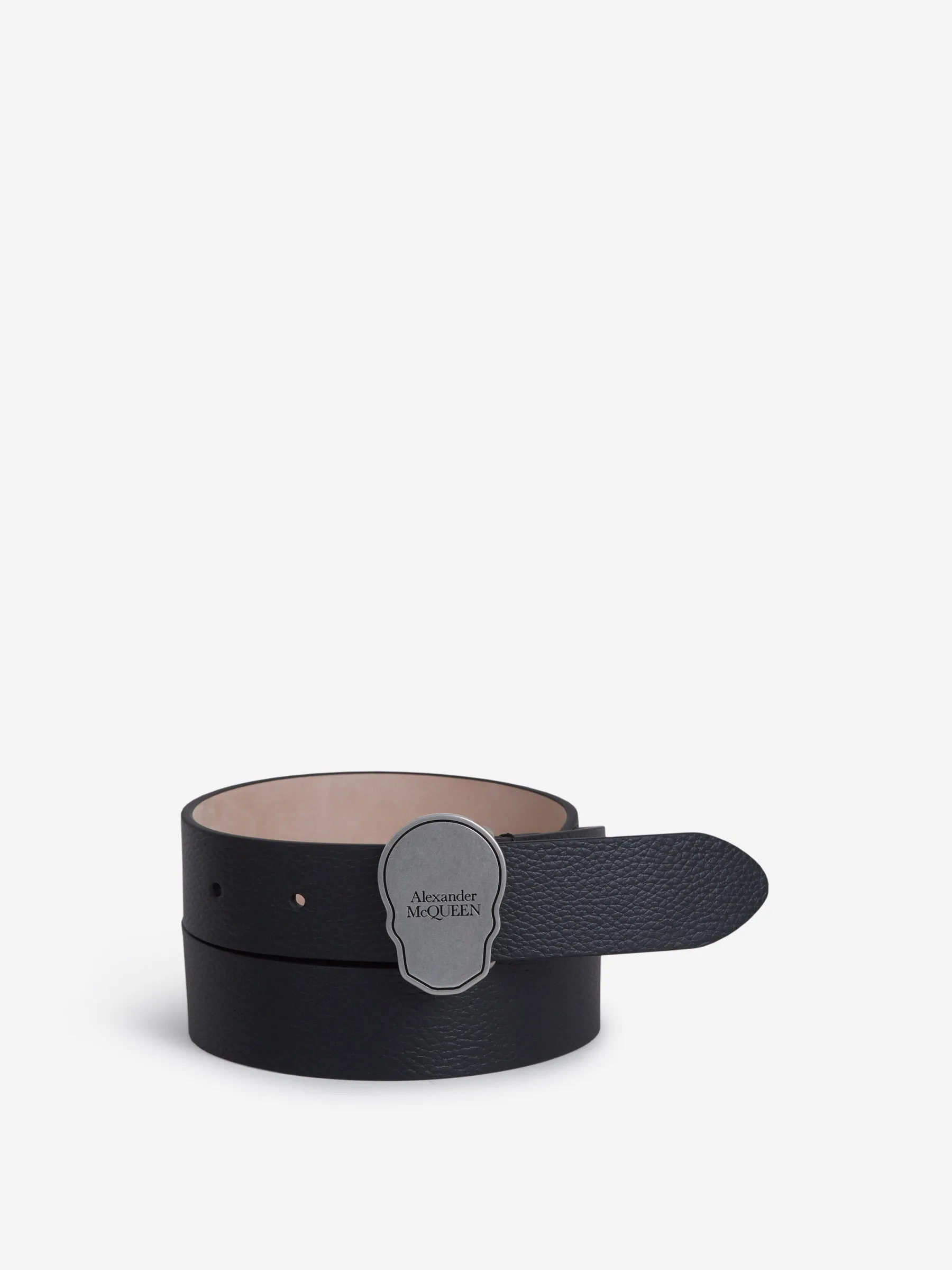 Alexander McQueen Cinturón Skull Piel