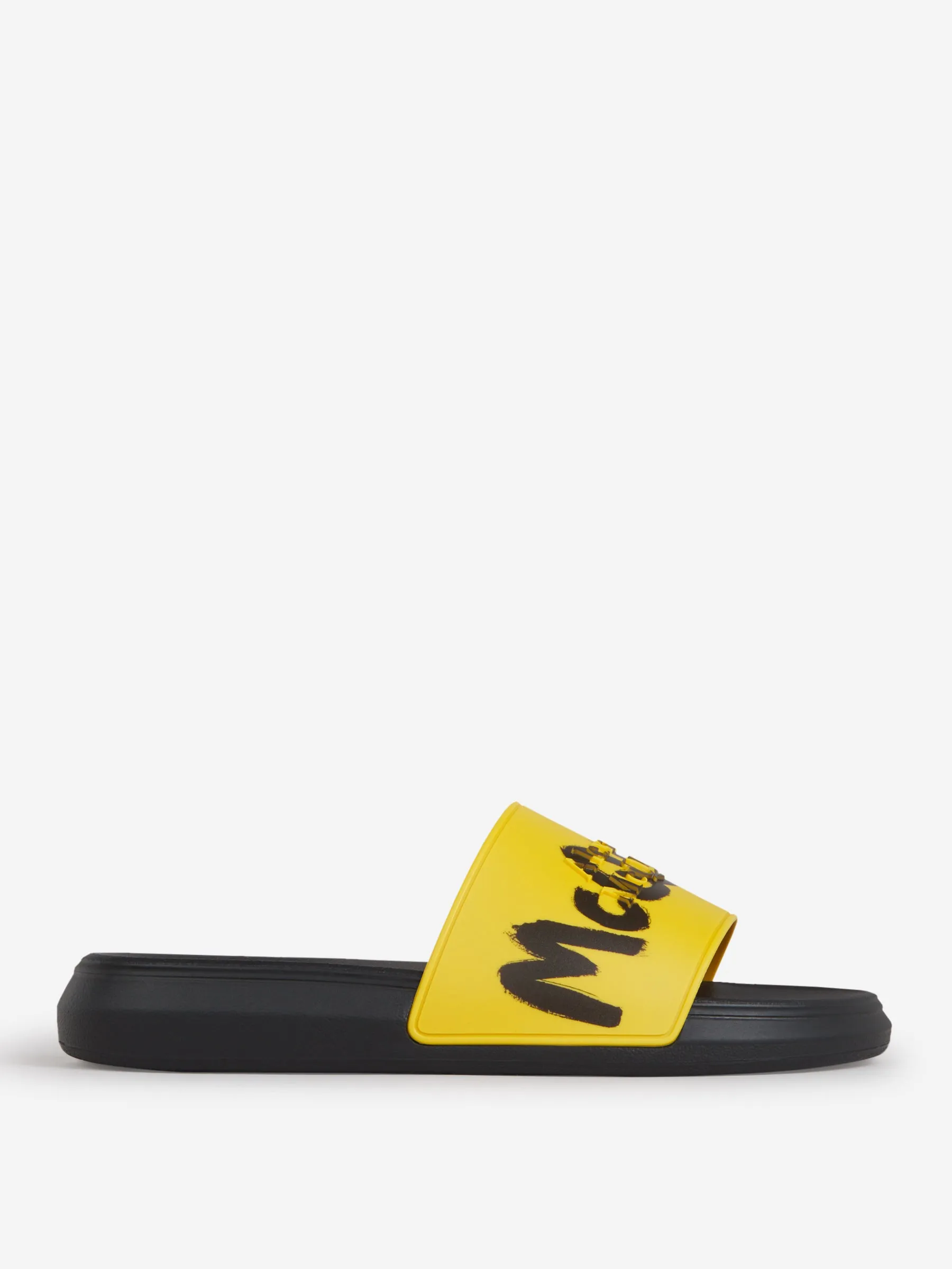 Alexander McQueen Sandalias Logo Graffiti