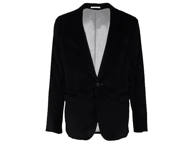 Autre Marque Chaqueta con cuello chal Negro 
