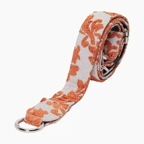Bandolera ajustable tela de chenilla adamascada óxido