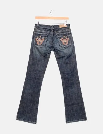 BDBA Jeans bootcut azul
