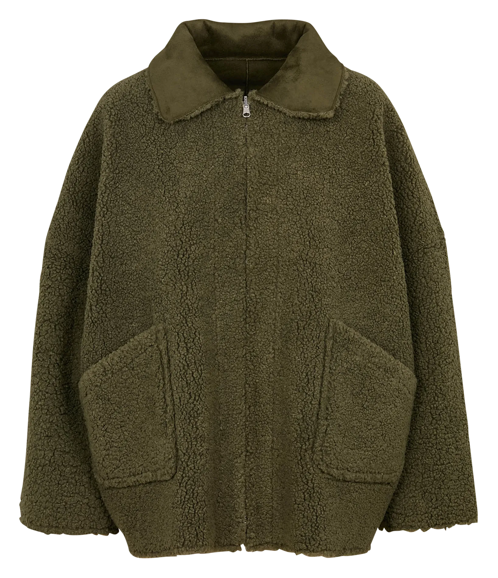 BELLEROSE ETHEL - Chaqueta amplia reversible en marron