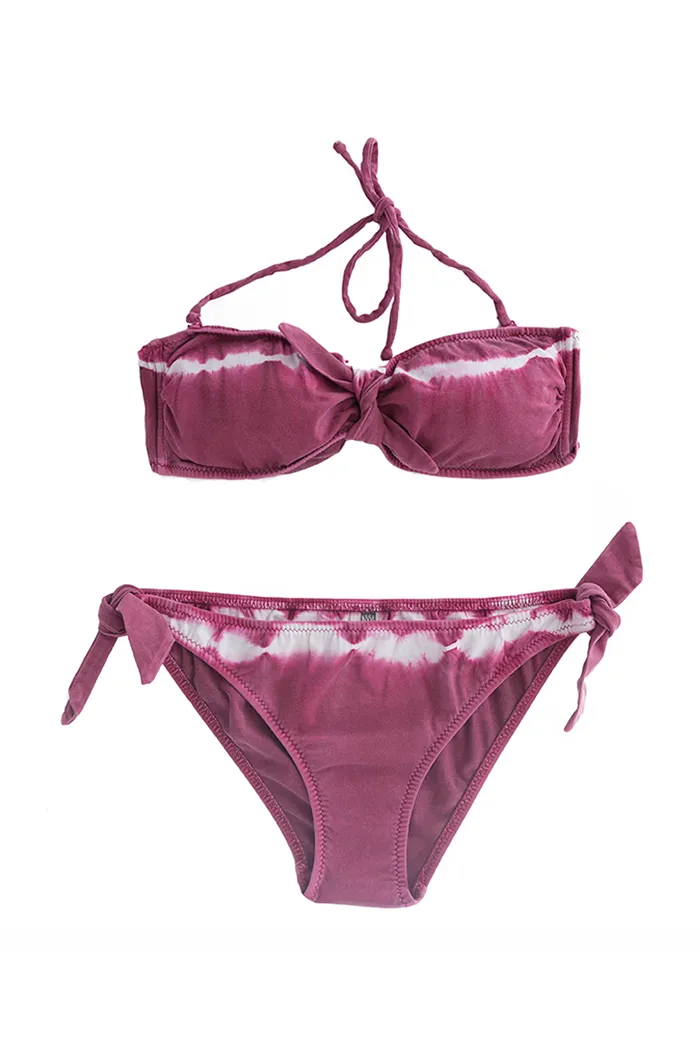 Bikini Bandeau Tie&Dye Algodón