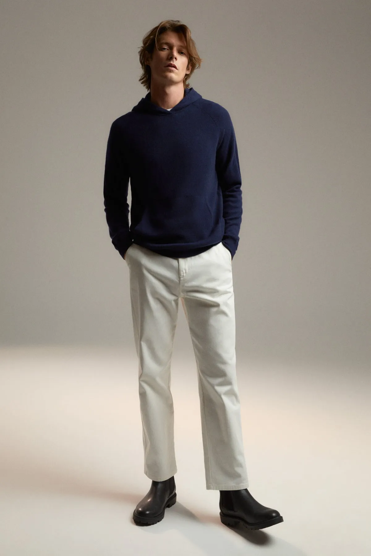 BLUE ESTRA KNITTED JUMPER