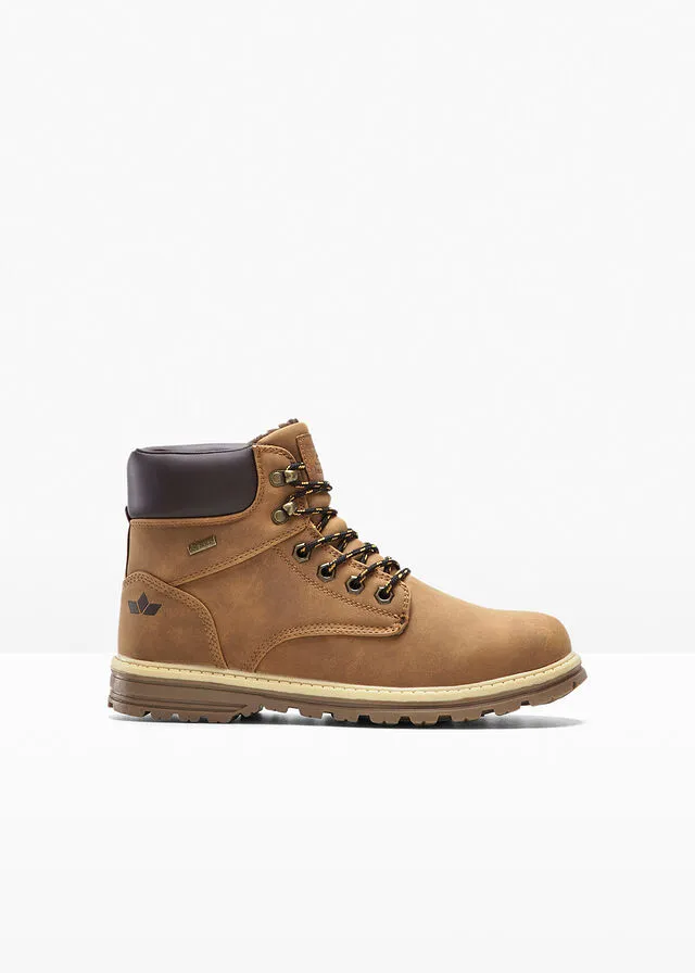 Botas con cordones marrón