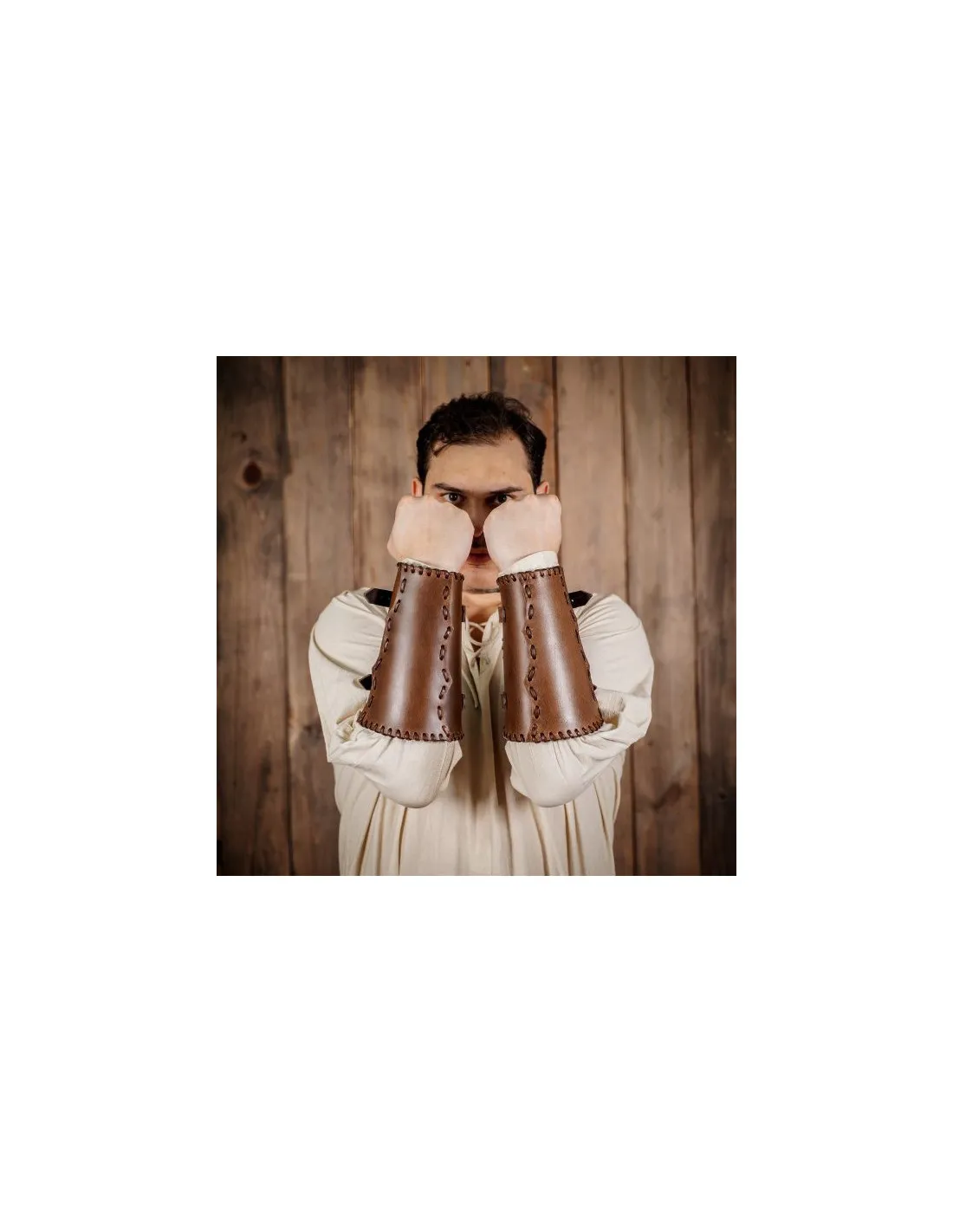 Brazaletes medievales hechos a mano The Woodsman