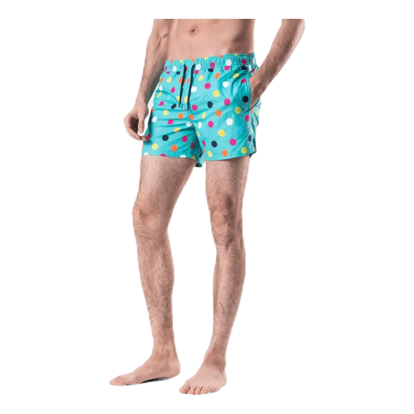 Calcetines Happy Socks Big Dot Swim Shorts Green