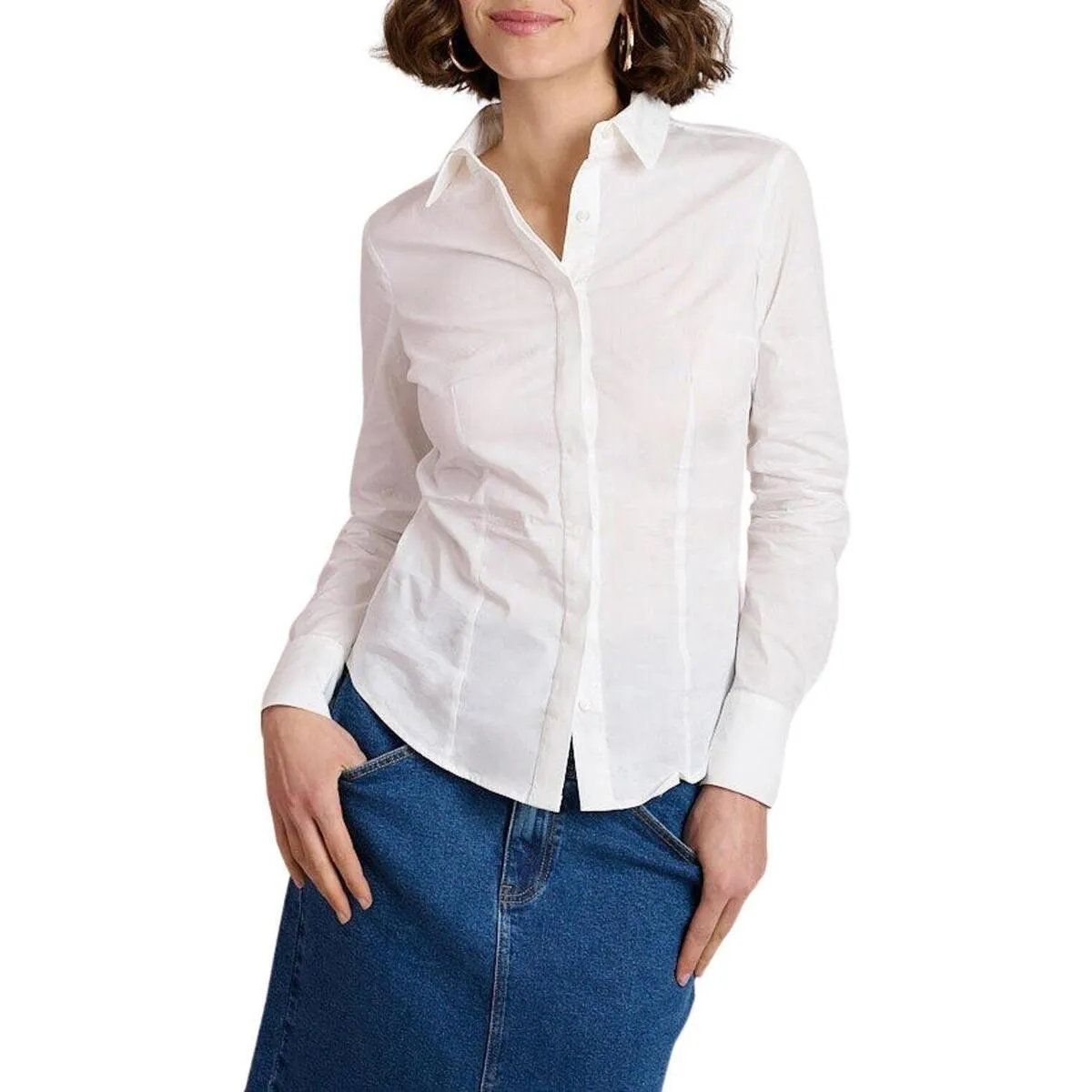 CAMISA ML AENC 75 BLANC