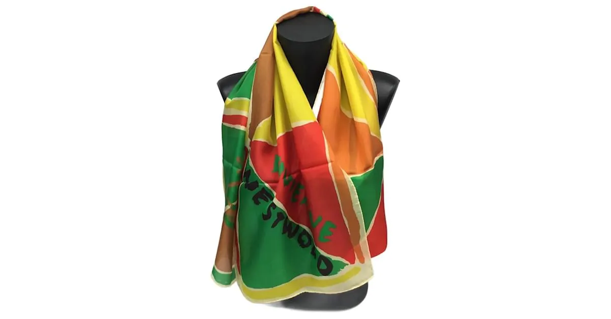 Chal de seda Vivienne Westwood Multicolor 