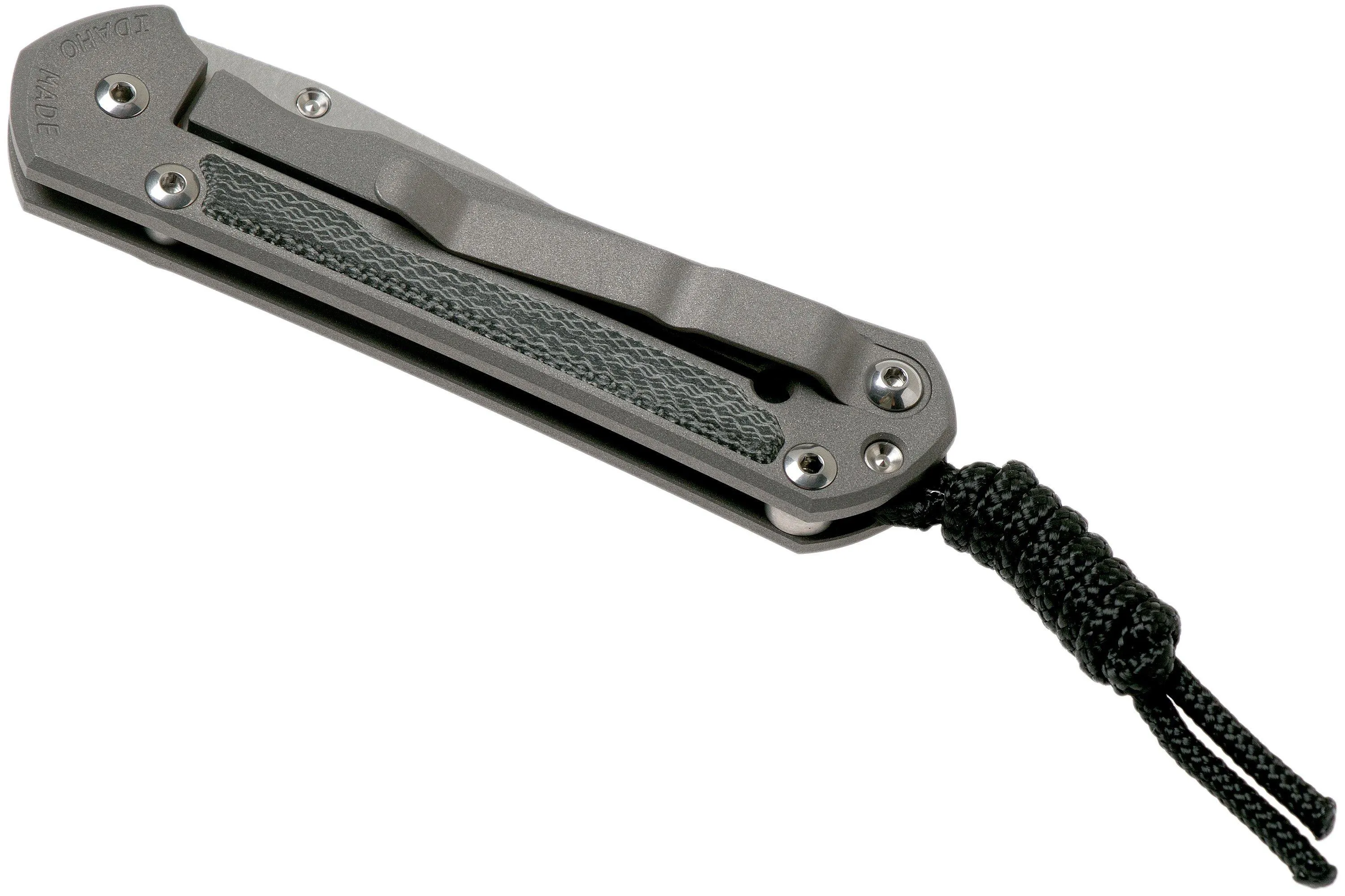 Chris Reeve Sebenza 31 Small Black Canvas Micarta inlay S31-1200 navaja