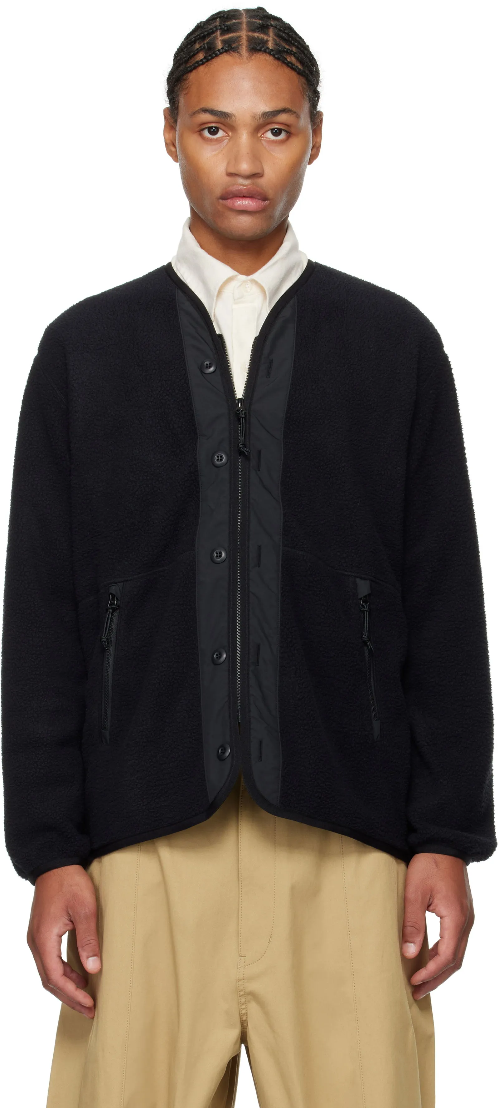 Comme des Garçons Boa & Taffeta Cardigan