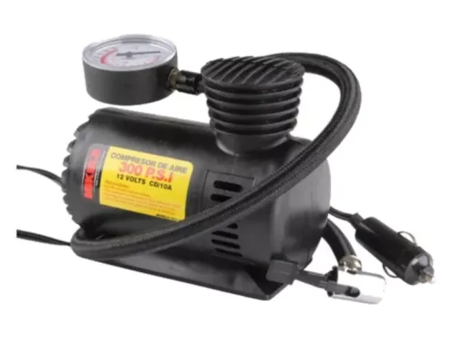 Compresor De Aire Mini Eléctrico Portátil Mikel’s Nca-2 0l 250hp 12v Negro