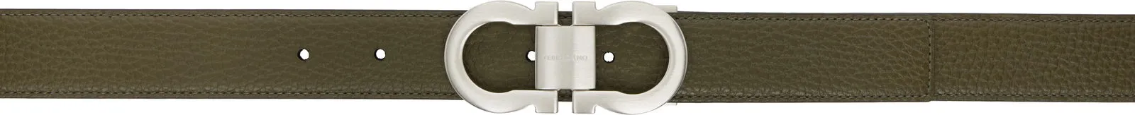 FERRAGAMO Reversible Gancini Belt