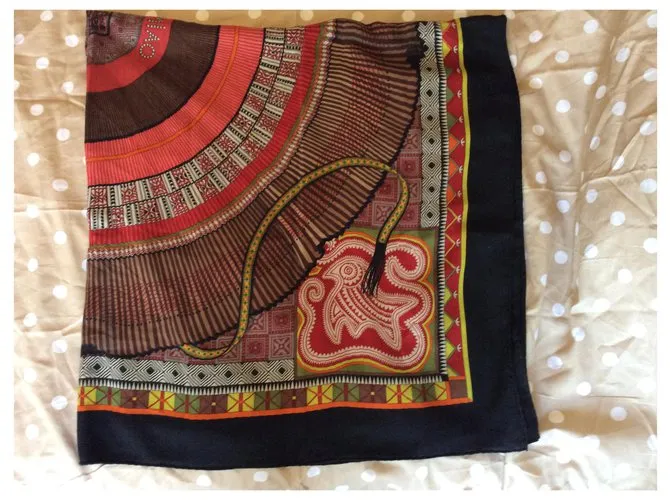 Hermès Chal de cachemira 140 X 140 cm Multicolor 