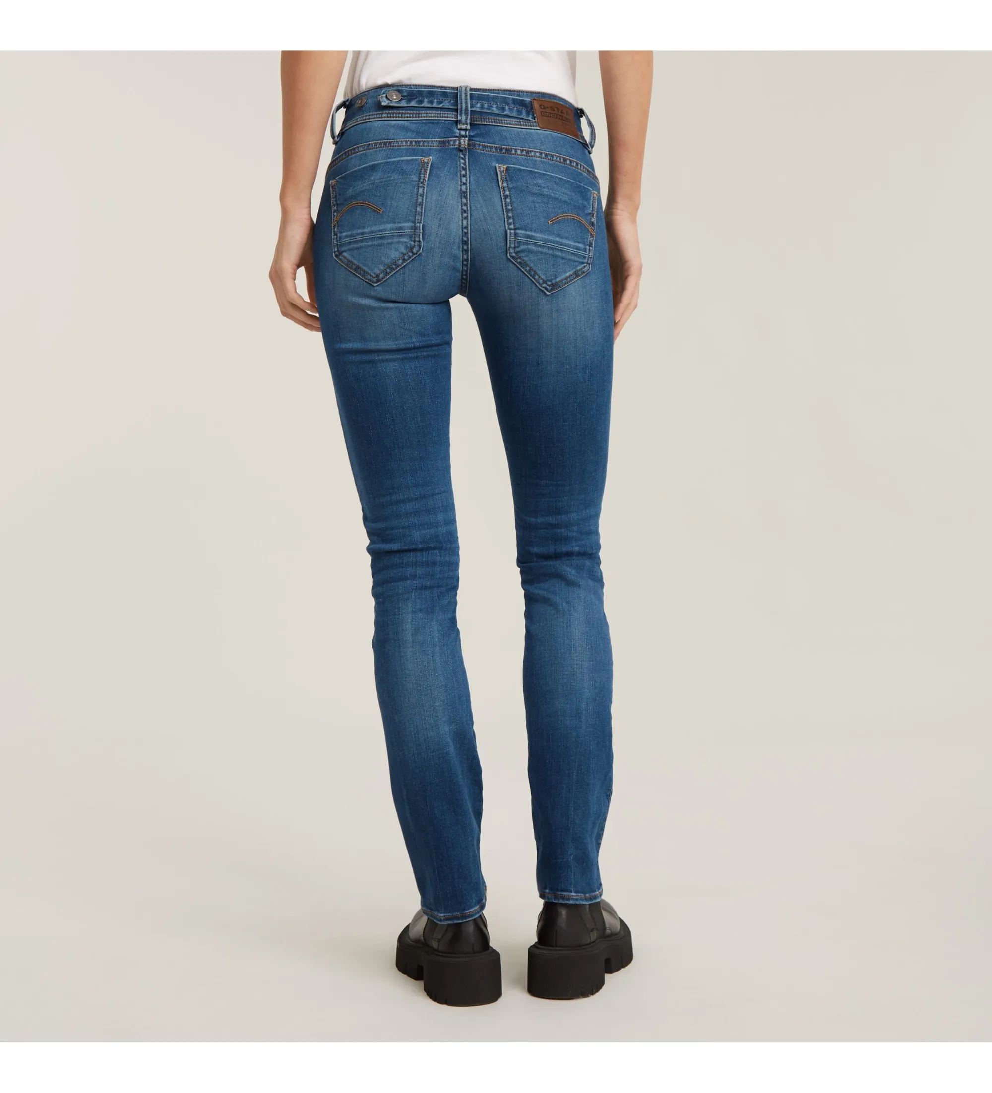 Jeans Midge Straight azul