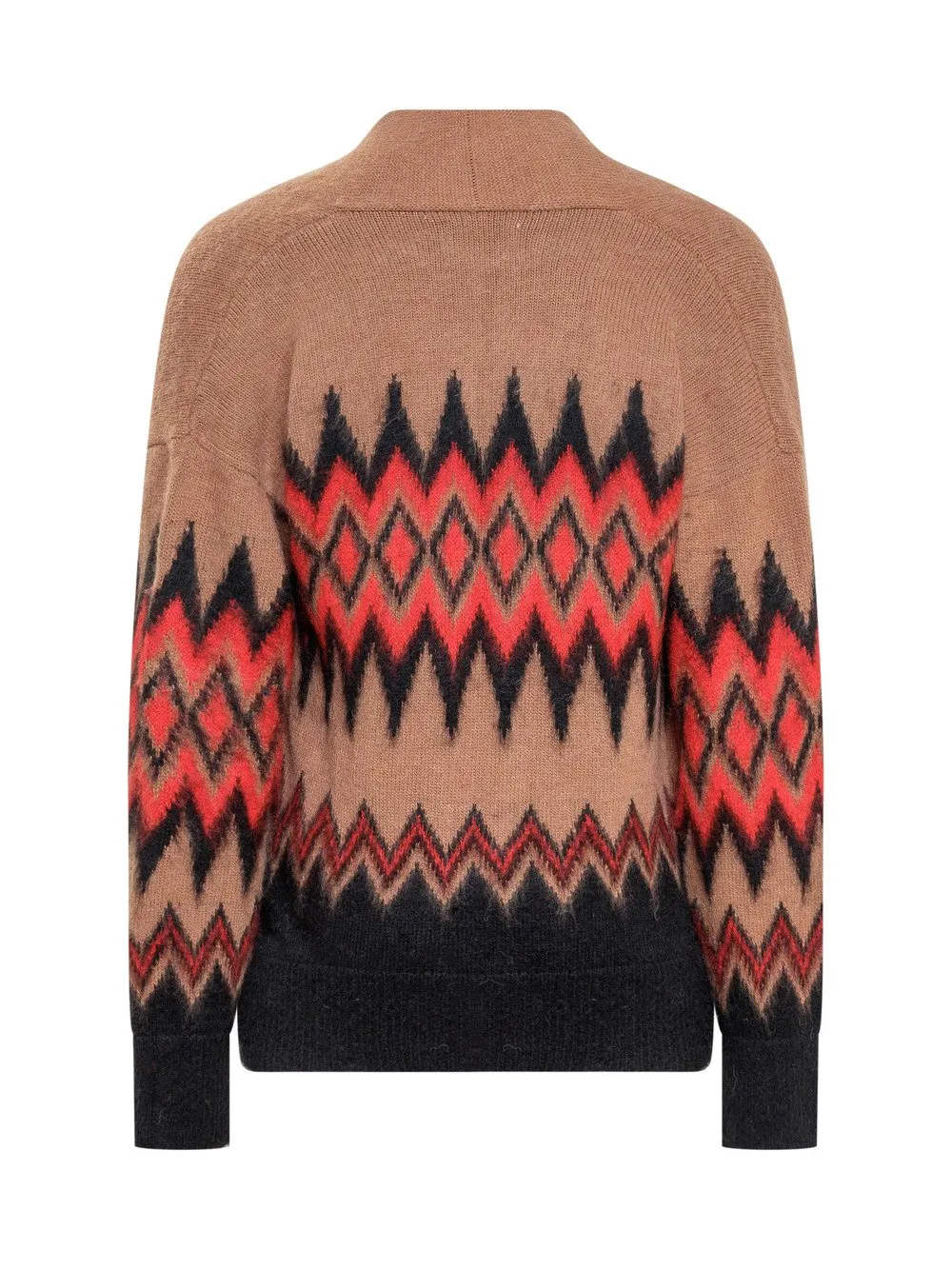 LANEUS Jacquard Cardigan