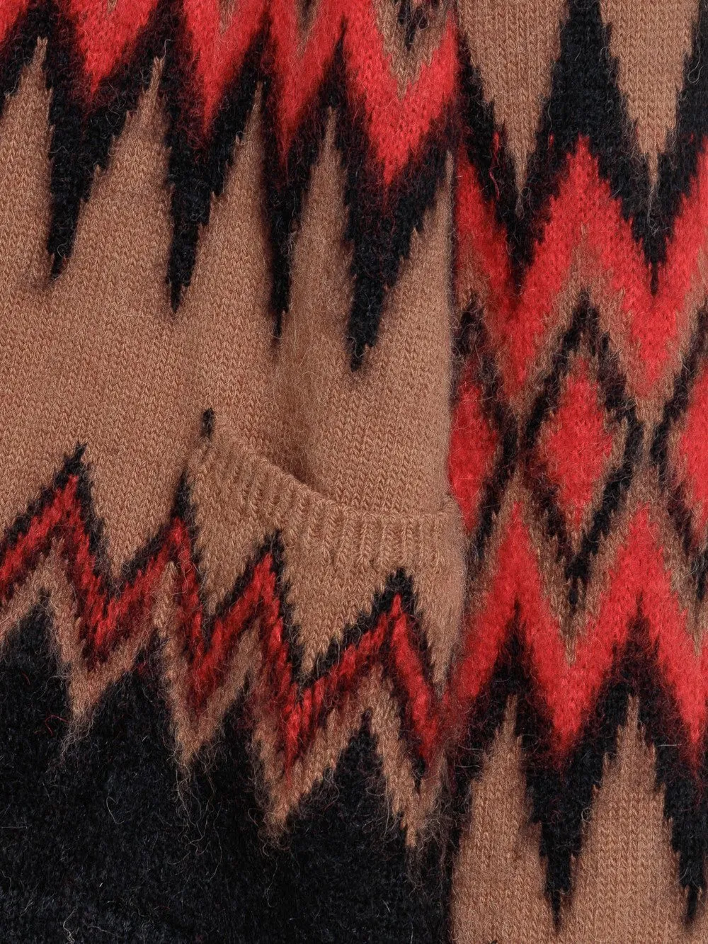 LANEUS Jacquard Cardigan