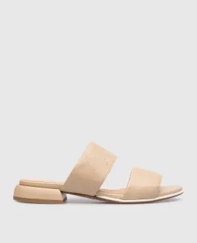 Laura Bellariva Beige leather mules