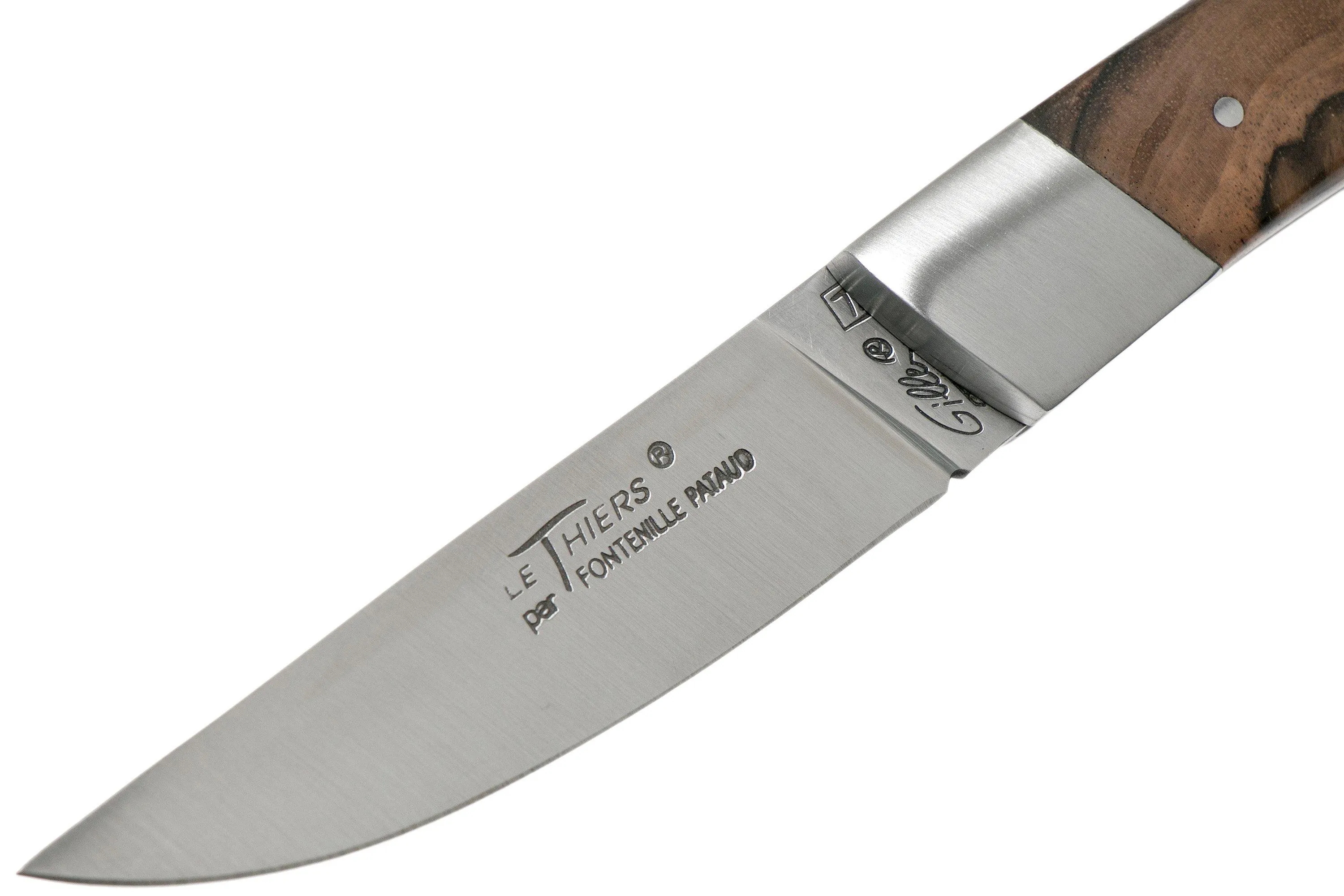 Le Thiers Pocket madera de nogal T8NO navaja por Fontenille Pataud