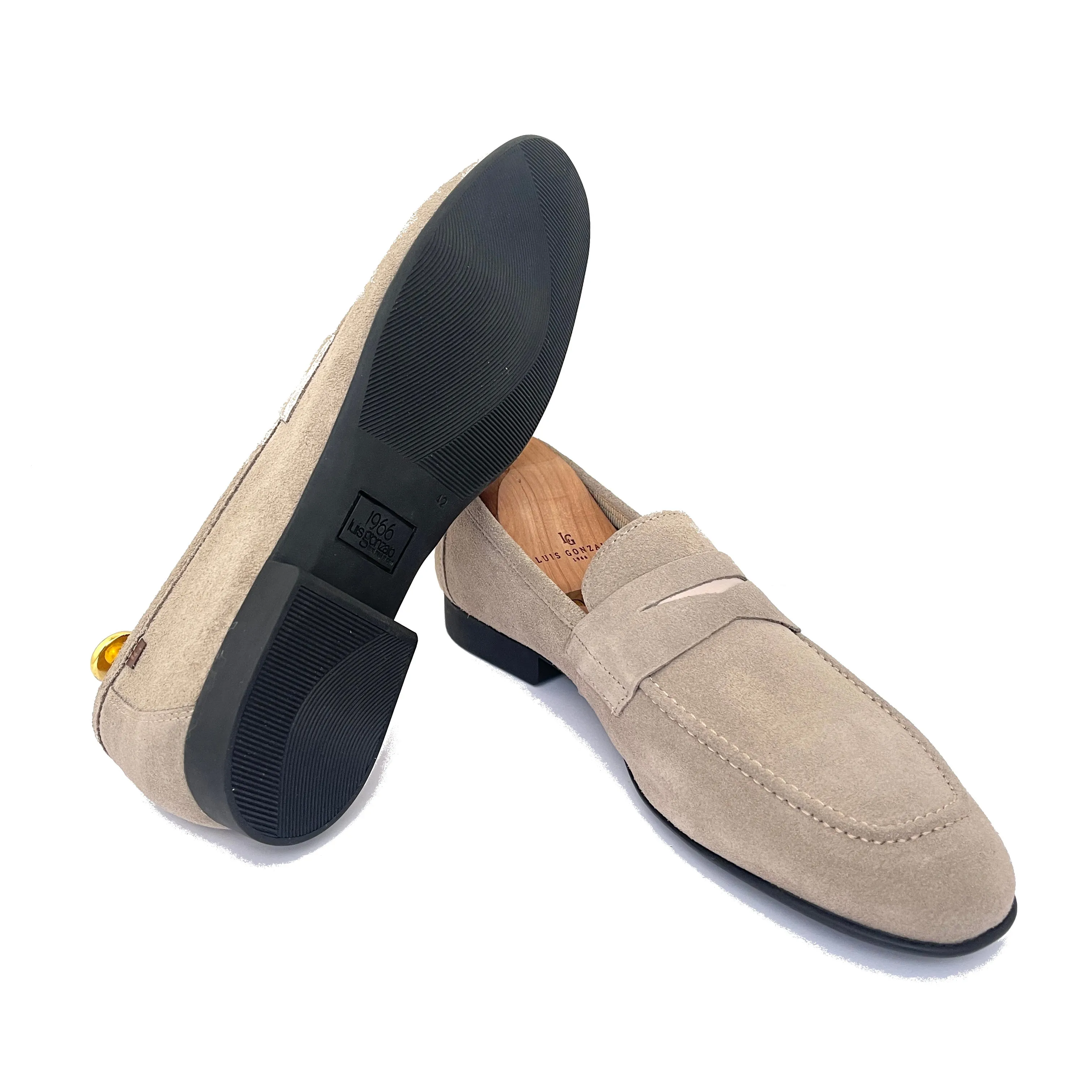 MOCASINES BEIGE HOMBRE