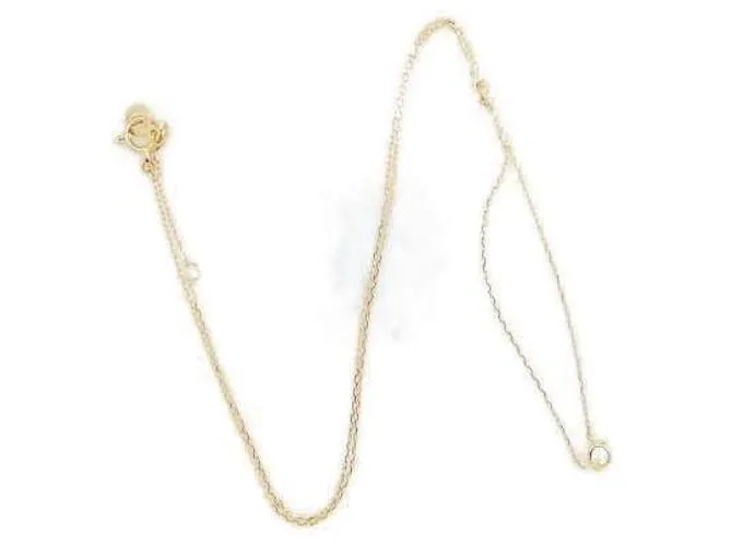 Otras joyas & Other Stories Collar de diamantes AHKAH de segunda mano 0.05ct en oro amarillo de 18K en excelente estado Dora