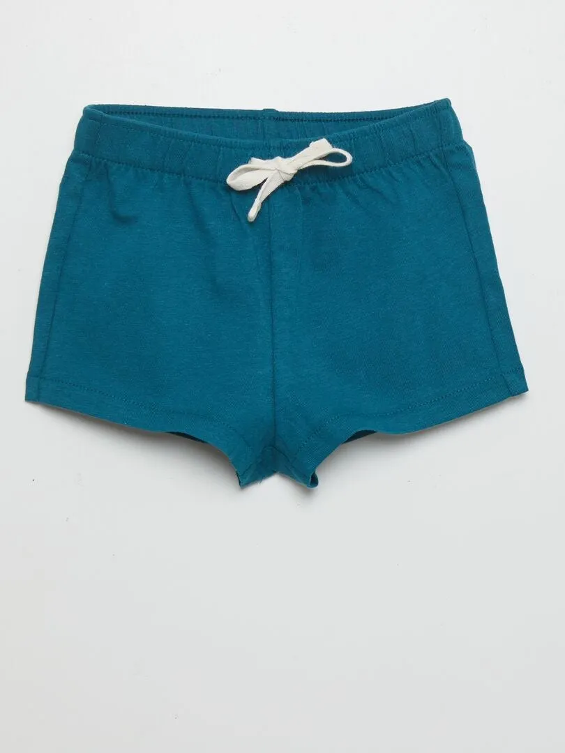 Pack de 2 shorts de punto - AZUL