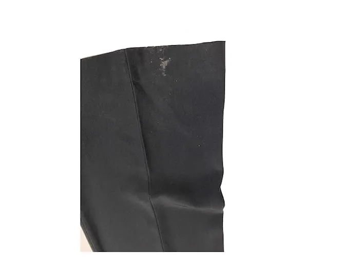 Pantalones formales Alexander McQueen en acetato negro 