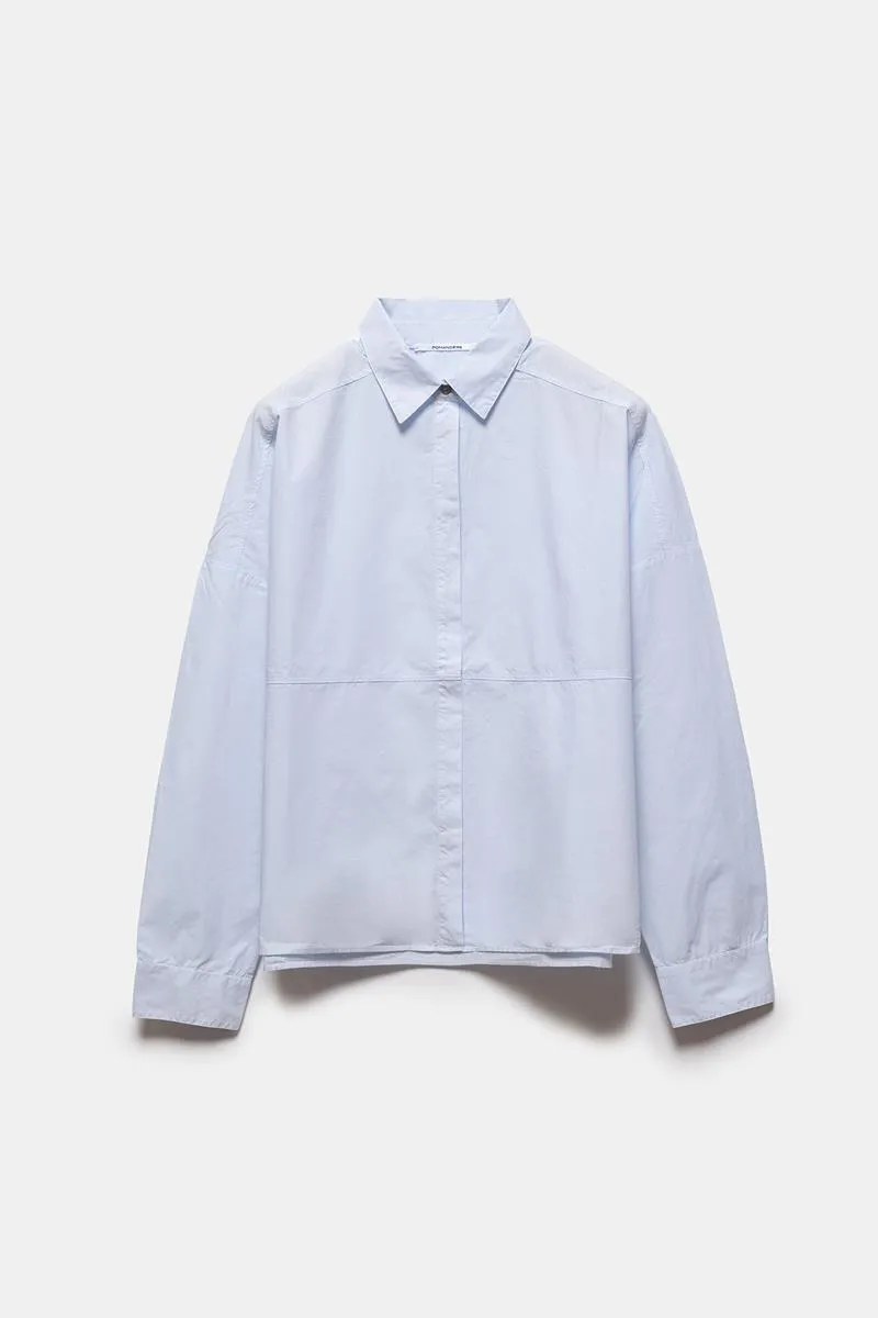 POMANDÈRE CAMISA DE POPELINA SKY BLUE