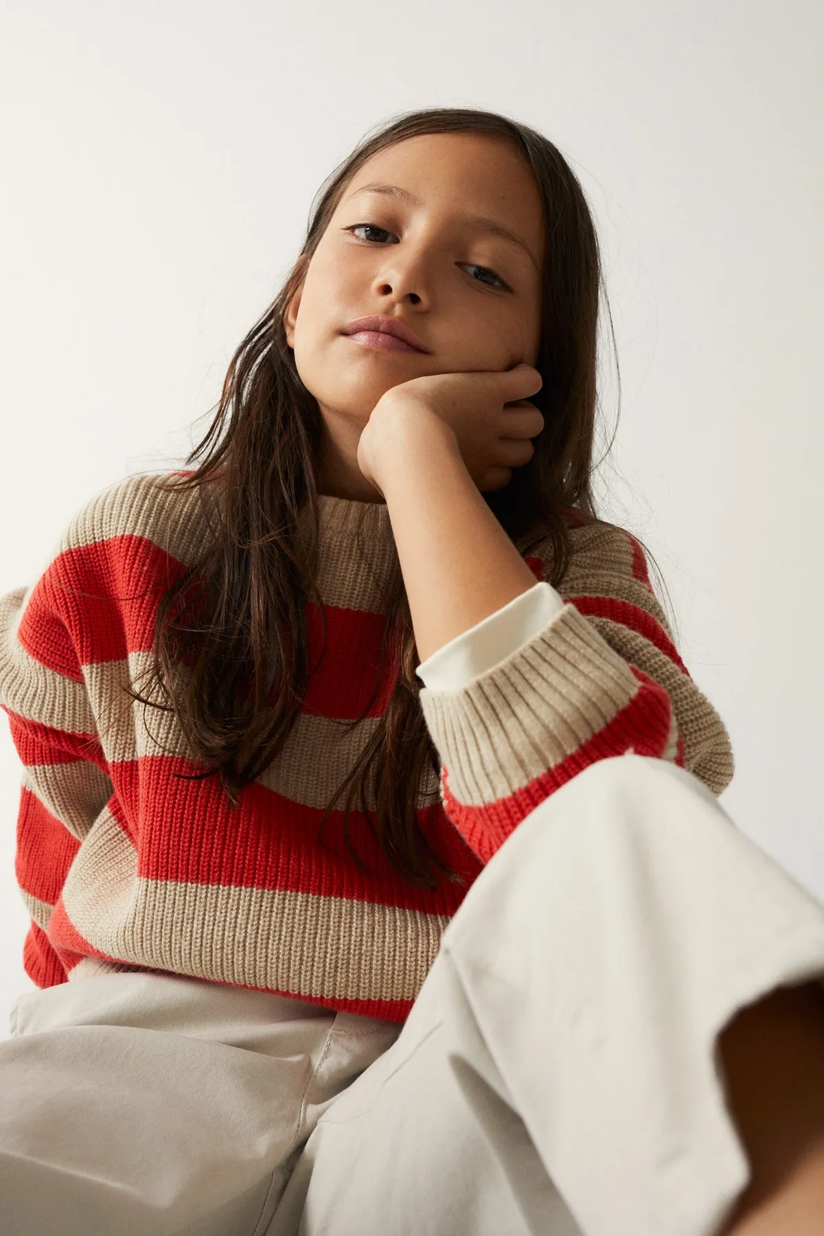RED BUSH KNITTED JUMPER
