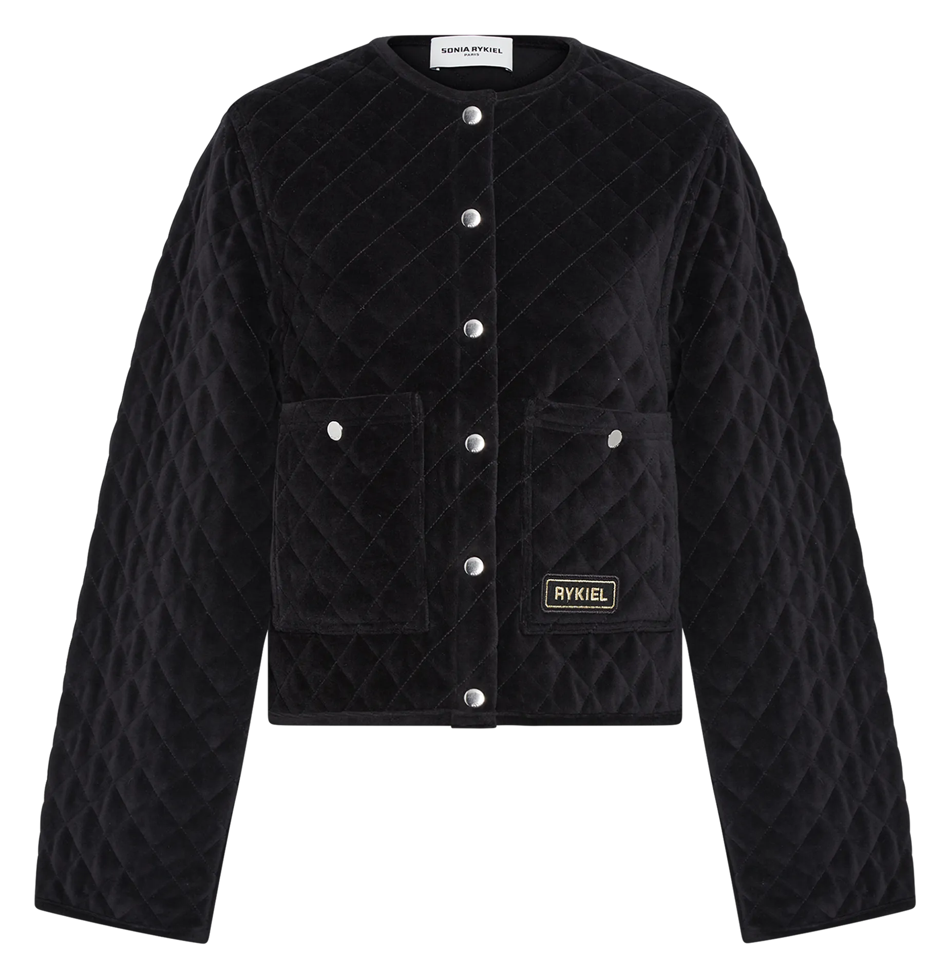 SONIA RYKIEL Chaqueta corta acolchada en negro