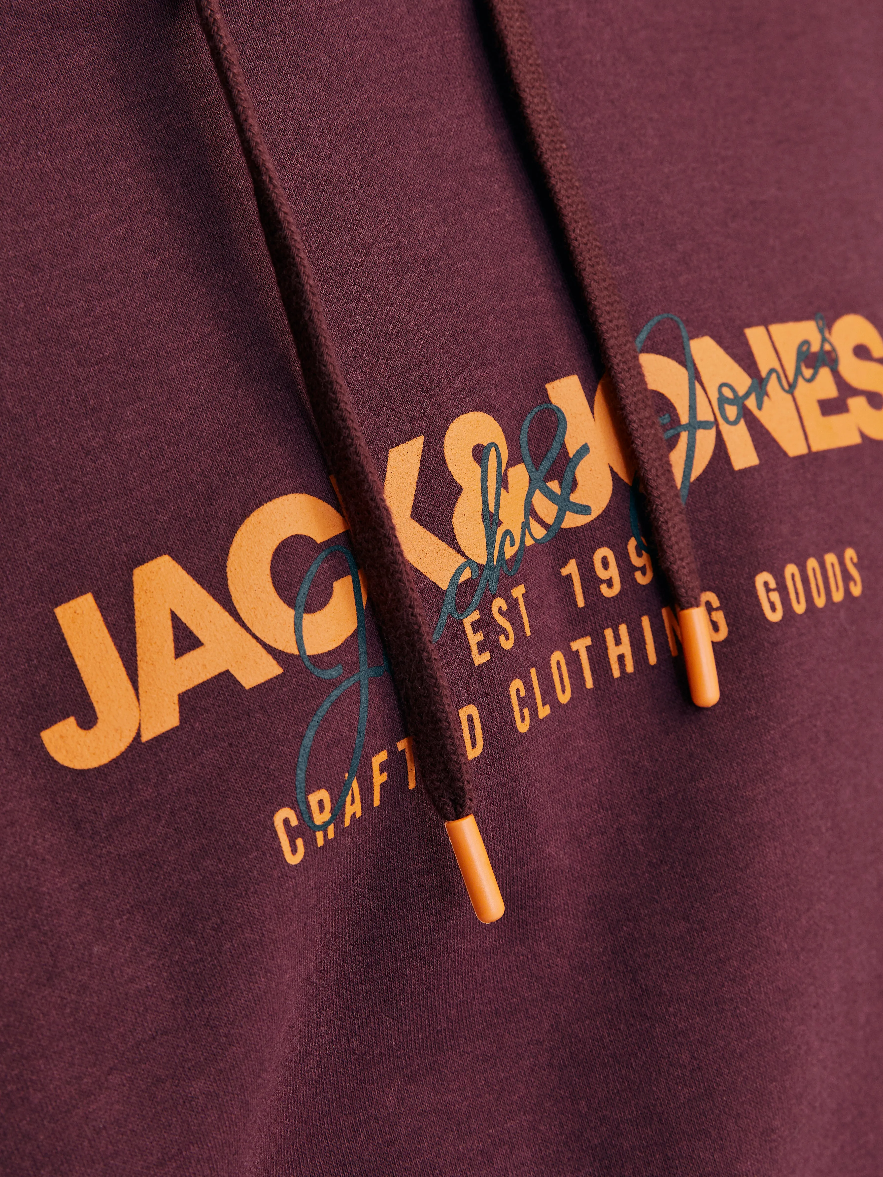 Sudadera con capucha Logotipo | Rojo intermedio | Jack & Jones®