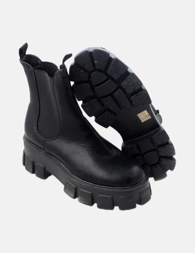 Truffle Botas negras plataforma