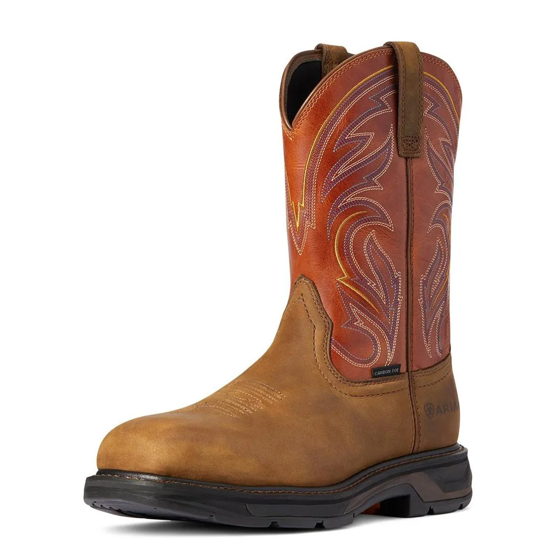 WorkHog XT Cottonwood Carbon Toe Work Boot Dark Earth