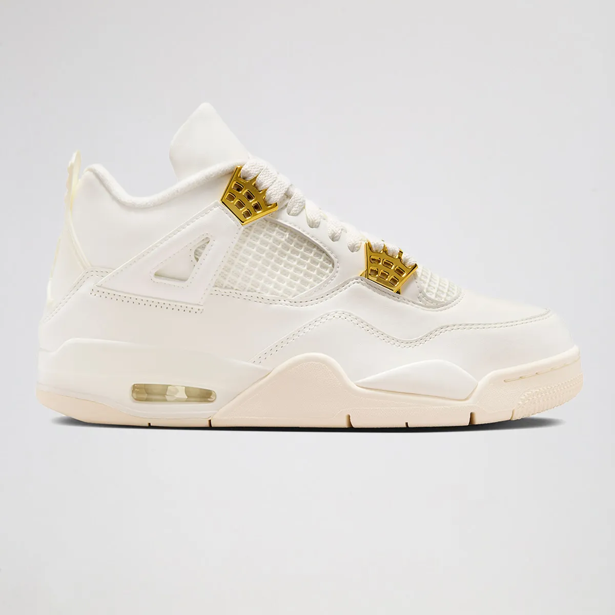 Zapatillas Air Jordan 4 Retro Metallic Gold Mujer