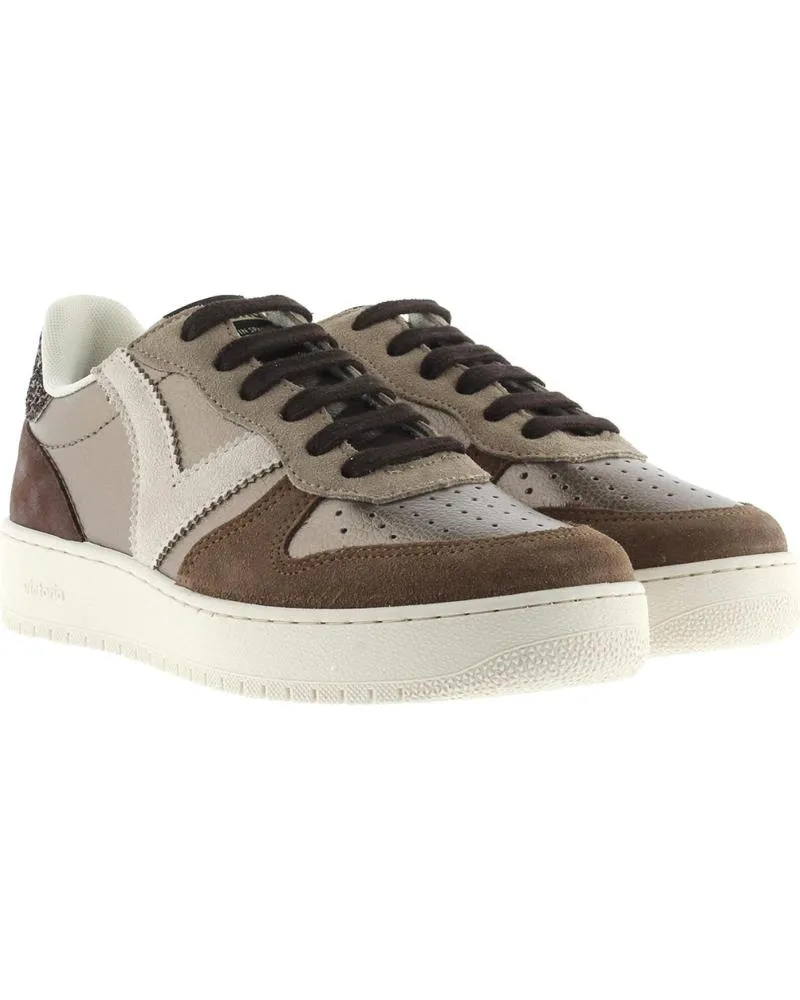 Zapatillas deporte VICTORIA  de Mujer DEPORTIVA 1258257 MADRID METALIZADO  PLATINO